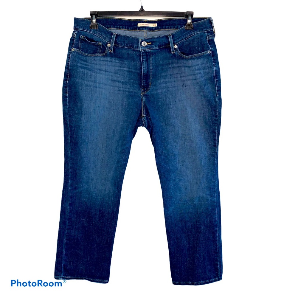 Levi's Classic Straight Jeans Size 18W Short